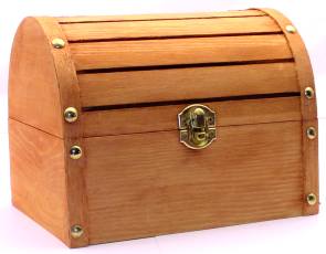 Golden Stained Treasure Chest